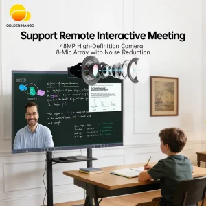 Conference Room Interactive Flat Panel 75 86 98 110 Inch Digital Display Smart Whiteboard