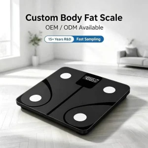 Conridel CS950 Digital Glass Smart Scale for LCD Display Battery Powered High-Precision Body Composition Monitoring 180kg