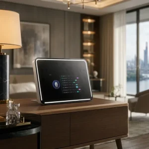 Consumer-Grade Lifestyle Insight Display for Contactless Wellness Terminal Senior Living Activity Rooms Smart