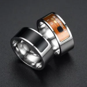 Contactless Payment Access Control RFID NFC Ring 213 215 216 Smart Metal Ring for Hotel Gift Loyalty