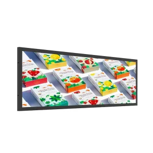Convenience Store LCD Shelf Display 60cm Bar Digital Signage Shelf Talker Advertising Screen Smart Retail Promotion