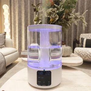 Cool Mist Electric Ultrasonic Humidifier 5L Capacity for Large Rooms with Aromatherapy Diffuser