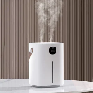 Cool Mist Room Humidifier Large 2L Usb Smart Humidifier Diffuser Portable 4000mah H2O Ultrasonic Air Humidifier