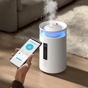 Cool and Warm Mist Smart Wifi Humidifier Factory Digital Steam Humidifier OEM LED Display Hot Air Humidifier