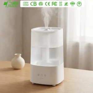 Cool and Warm Mist Top Fill Desktop Heated Steam Large Water Tank Ultrasonic Air Humidifier With Led Night Light for Home