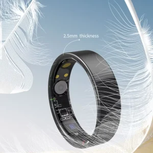 Corporate Wellness Smart Ring Supports Private Label Logo Engraved Wearable Stainless Steel Fitness Tracker Sleep Monitor IP68