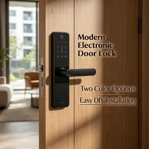 Cost effective Digital Smart Lock Aluminium HR Tuya WiFi Fingerprint Lock Multi Access Modes for Residential Use