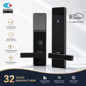 Cost effective Free Management Software & SDK Provided Steel 304 T5577 Hotel Lock System Anti Prying 5 Bolt Structure