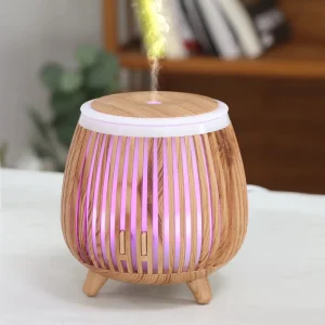Creative Desktop Air Aroma Diffuser Bonfire Humidifier Colorful Gradient Flame 200ml USB Small Appliance Battery Gift