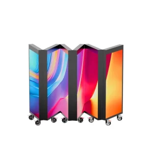 Creative Foldable LED Display Digital Counter Screen Smart Video Wall Wheels Exhibition DJ Booth Bar Table Advertising Outdoor