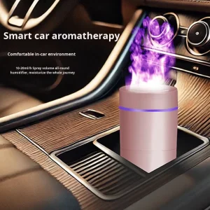 Cross-Border Smart Car Humidifier Aromatherapy Machine USB Charging Odor Removal Large Mist Volume Plastic 1 Year Silent <0.5L