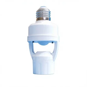 Cross-border Human-body Infrared-sensing Smart Lamp Holder Adjustable E27 Screw Base Light-controlled 2-pin/3-pin Terminals