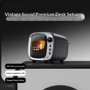 Cross border New Product JY 81PRO Smart for 5.3 Speaker Plastic Cabinet with Wireless Audio Screen Display Alarm Clock
