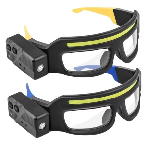 Cross border New XTE Multifunctional Glasses Lamp Type C Charging Induction Headlight Compact Portable Waterproof Camping 800mAh