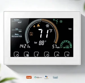 Custom 24V Home Heat Pump Thermostat Digital Display -Source Heat Pump C-Line Temperature Controller Wireless WiFi