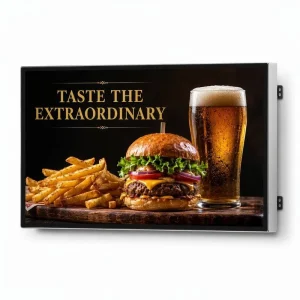 Custom 49 Inch Wall Mounted Digital Signage Touch Screen IPS LCD Advertising Display 1080P Full HD Tempered Glass