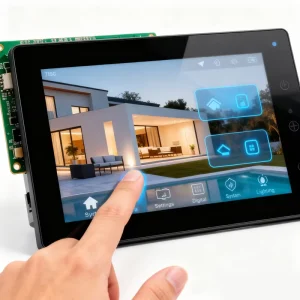 Custom 7-Inch Sharp IPS LCD Capacitive Touch Screen Module 800×480 Resolution for + USB Interface 10000 Nits Brightness Smart