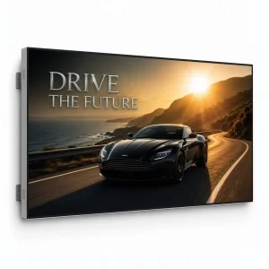Custom 85 Inch Wall Mounted IPS LCD Digital Signage Infrared Touch Screen 4K Advertising Display High Contrast