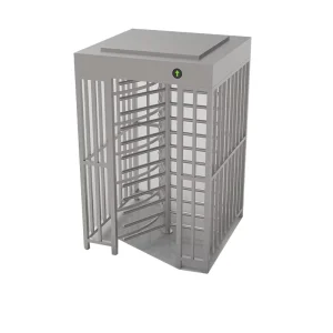 Custom Access Module 304SS Pedestrian Access Control System Automatic Full Height Turnstile Gate for Construction Site Gym