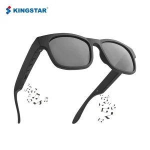 Custom BT5.0 Smart Glasses with Wireless Speaker Sun Glass A Portable Sport Audio Integrated Wearable Smart Glasses for Outdoors