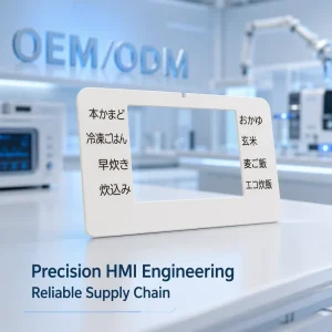 Custom Capacitive Touch Panel Waterproof Industrial/Medical/Home Appliance Panels 1 Million+ Cycles Service Life Customizable