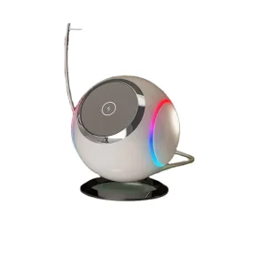 Custom Desktop Charger Dock Station LED Light Wireless Mobile Phone Charging Stand 5W Output Power