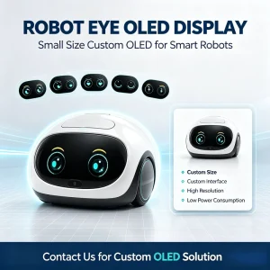 Custom Emotion OLED Display for Robot Eyes High Resolution Round AMOLED Module with Facial Expression UI for Companion Robots