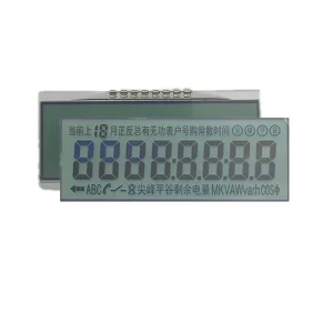 Custom FSTN LCD Display Energy Meter LCD Screen Power Meter Display Custom LCD Manufacturer Monochrome LCD Screen