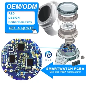 Custom Health Smartwatch PCBA , Supports OEM/ODM Custom Design, and Features Heart Rate/sleep/blood Oxygen Monitoring Functions