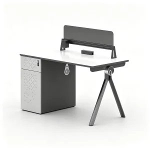 Custom High End Smart Modern Office Furniture 6 Person Workstation Office Desk Furniture With Wireway