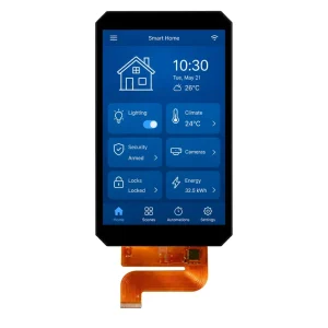 Custom IPS Wide View 4.99 Inch 720×1280 MIPI 4 Channel AA 62.1×110.4mm LCD Display Module for Smart Home Control With Custom FPC