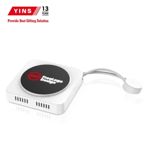 Custom LED Logo Magnetic Wireless Audio Speaker Gift For Client Appreciation Employee Reward Company Anniversary Souvenir