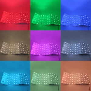 Custom Led Sheet Cuttable RGBW (4000K) 12V UL Led Backlight 14.4W Panel matrix LED Panel SMD5050 Flexible Led Light Sheet