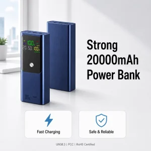Custom Logo 20000mAh 100W Super Fast Charge Power Bank for Business Travel Airline Approved Compact & Portable Design OEM ODM