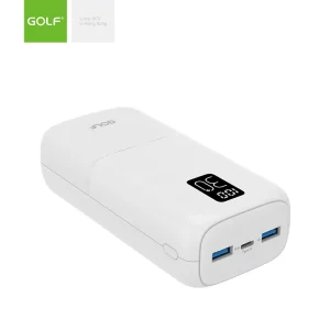 Custom Logo High Capacity Dual USB LCD Digital Smart Phone Lithium Battery Power Bank 30000mAh Fast Charging