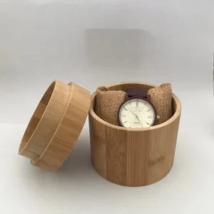 Custom Logo High Quality Bamboo Watches Box for Smart Wristwatch