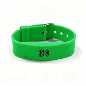 Custom Logo NFC Silicone Wristband 13.56MHz Rewritable RFID Bracelet for Event Access Control Party Gym VIP