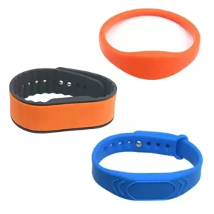 Custom Logo NFC Silicone Wristband | Programmable Payment Smart Rubber Bracelet Contactless Access Chip Band