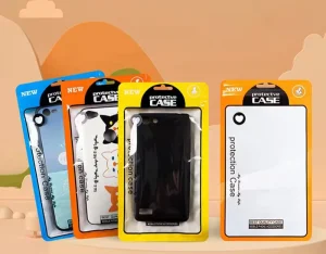 Custom Logo USB Fan Cable Phone Case Earphone Packaging Clear Plastic Zipper Bag Window Hanging Hole Moisture proof Leak proof