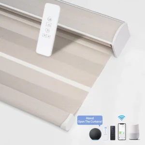 Custom Motorized Electric Battery Smart apple Home Kit zebra Blinds Remote Roller Shade for Window