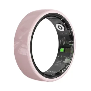 Custom ODM Temperature Monitor Pink Women Men Couple Smart Ring Waterproof Ceramic Smart Ring