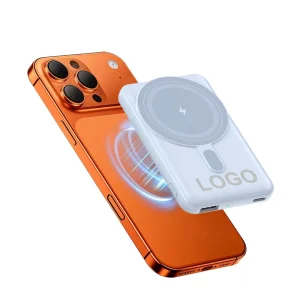 Custom OEM High Capacity Portable Mini 15W Magnetic Wireless Power Bank Fast Charging Battery Pack for Universal Smart Phones