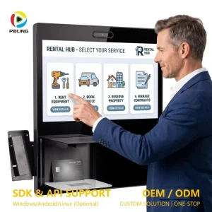 Custom OEM Self Service Terminal For Document Registration And Smart Kiosk Projects