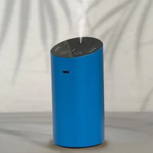 Custom Portable Ultrasonic Car Air Humidifier Luxury Metal Diffuser Aromatherapy Essential Oils Freshener USB for Household Use