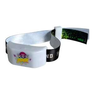 Custom Remote Control LED RFID Wristband | Music Flashing Glow Bracelet for Concerts | NFC Smart Light up Band