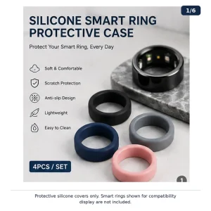 Custom Silicone Smart Ring Cover Case for 4PCS OEM ODM Manufacturer