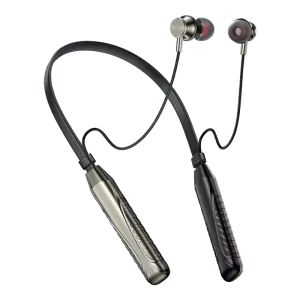 Custom Slim Neck Hanging Wireless Earphones Heavy Bass IPX6 Water Resistant Flexible Wear Daily Commute Workout Earbuds