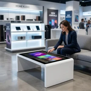 Custom Smart Touch Table Capacitive Multi Touch Display with Interactive Function for Education and Entertainment Applications