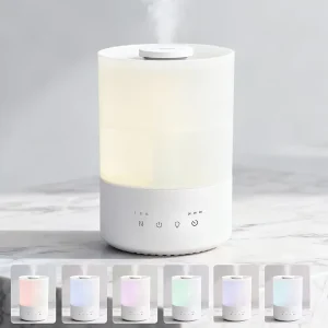 Custom Whisper Quiet Easy Clean Top Filling Cool Mist Smart Ultrasonic air Humidifier for Home With 7 Colors LED Night Light
