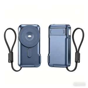 Custom logo 10000mah Mini Portable Powerbank Pd22.5w Fast Charge Digital Display Magnetic Wireless Charge Power Bank